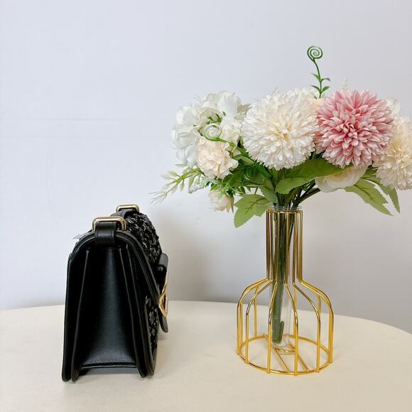 Coach CO922 Morgan Square Crossbody IN Black - Picture 4 of 7